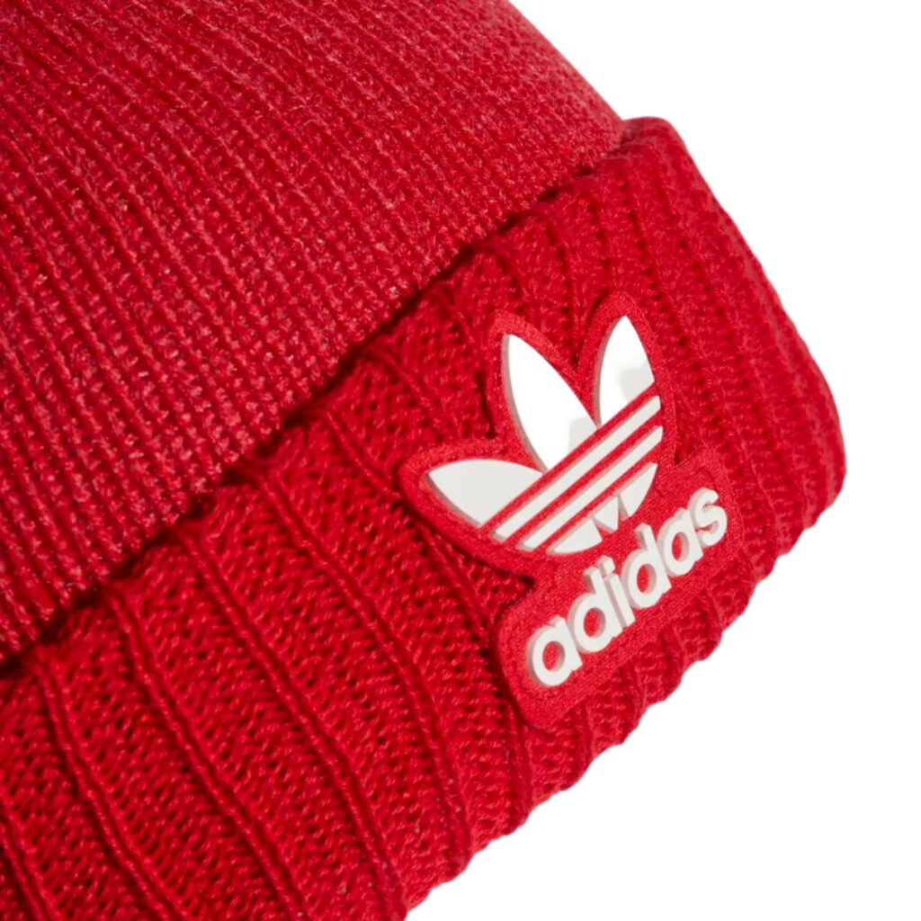 Adidas Berretto Adicolor Cuff Knit – Red - immagine 2