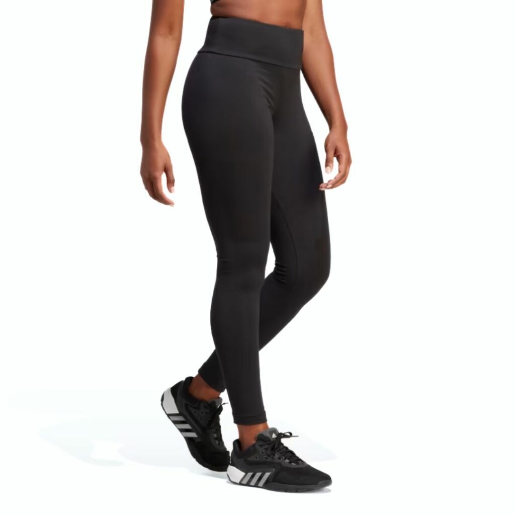 Adidas Leggings Essentials High-Waisted Logo - Black - immagine 3