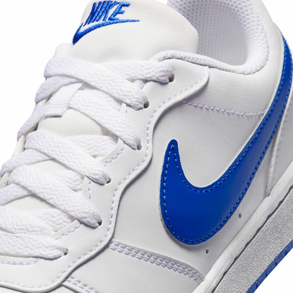 Nike Court Borough Low Recraft (gs) - White/Hyper Royal - immagine 6