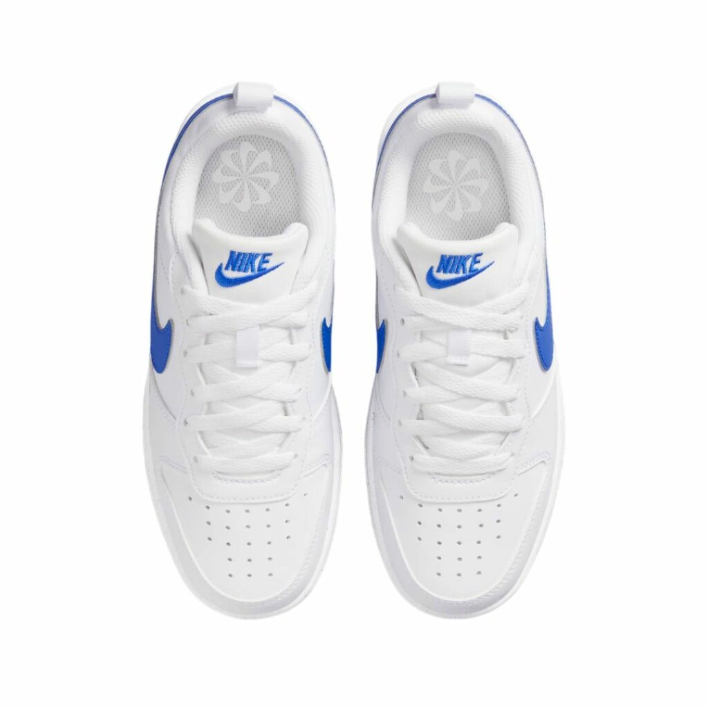 Nike Court Borough Low Recraft (gs) - White/Hyper Royal - immagine 2