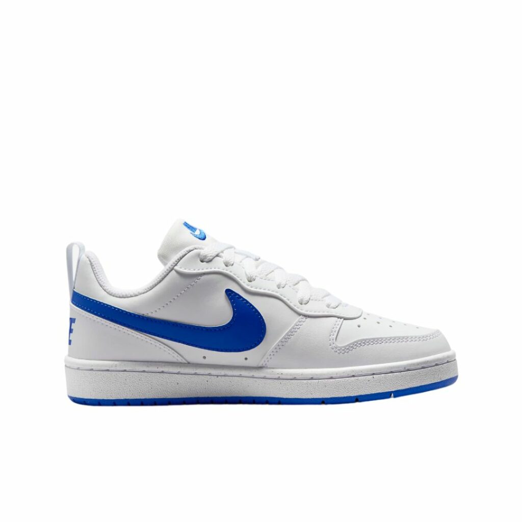 Nike Court Borough Low Recraft (gs) - White/Hyper Royal - immagine 3