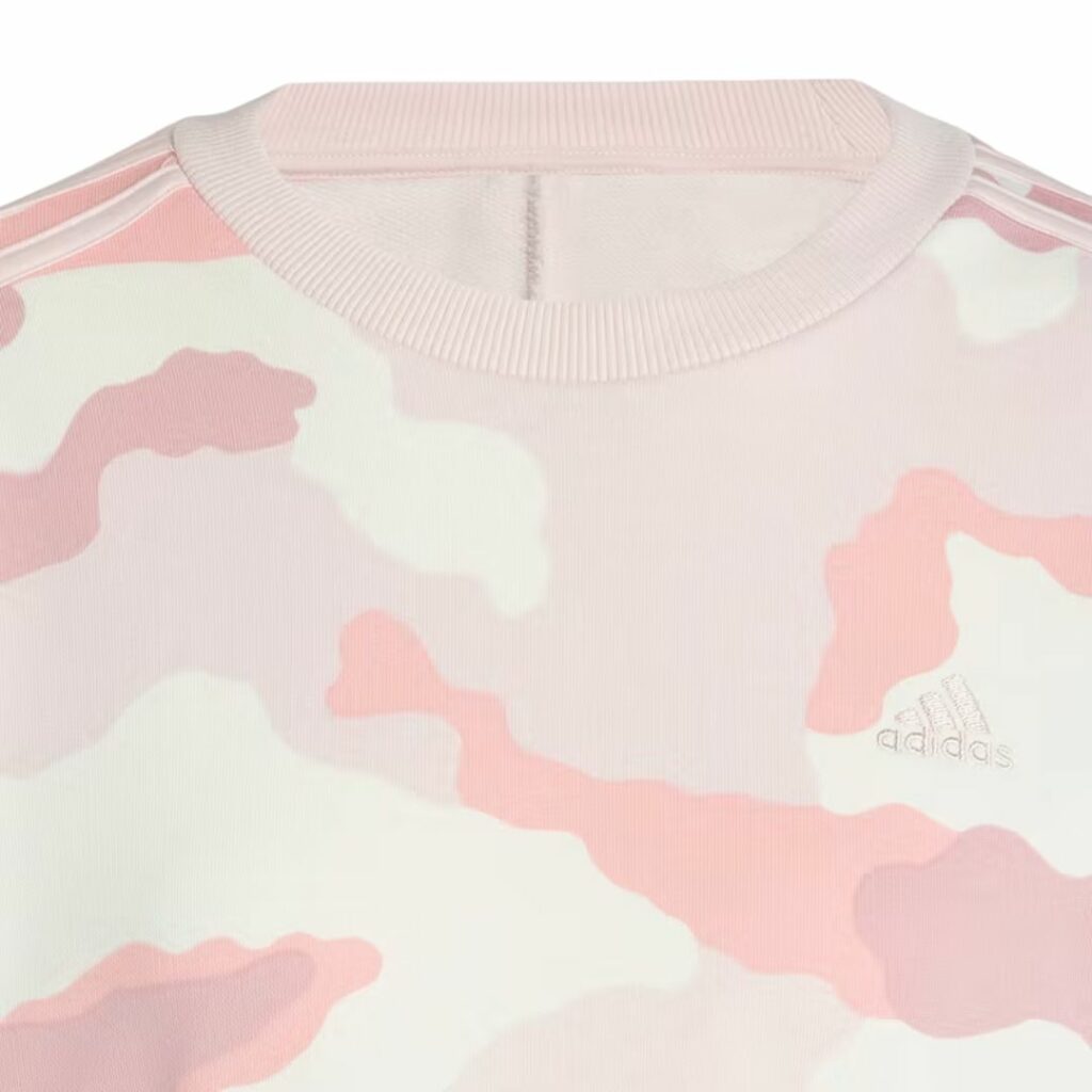 Adidas Felpa 3-Stripes Camo - Sandy Pink - immagine 3