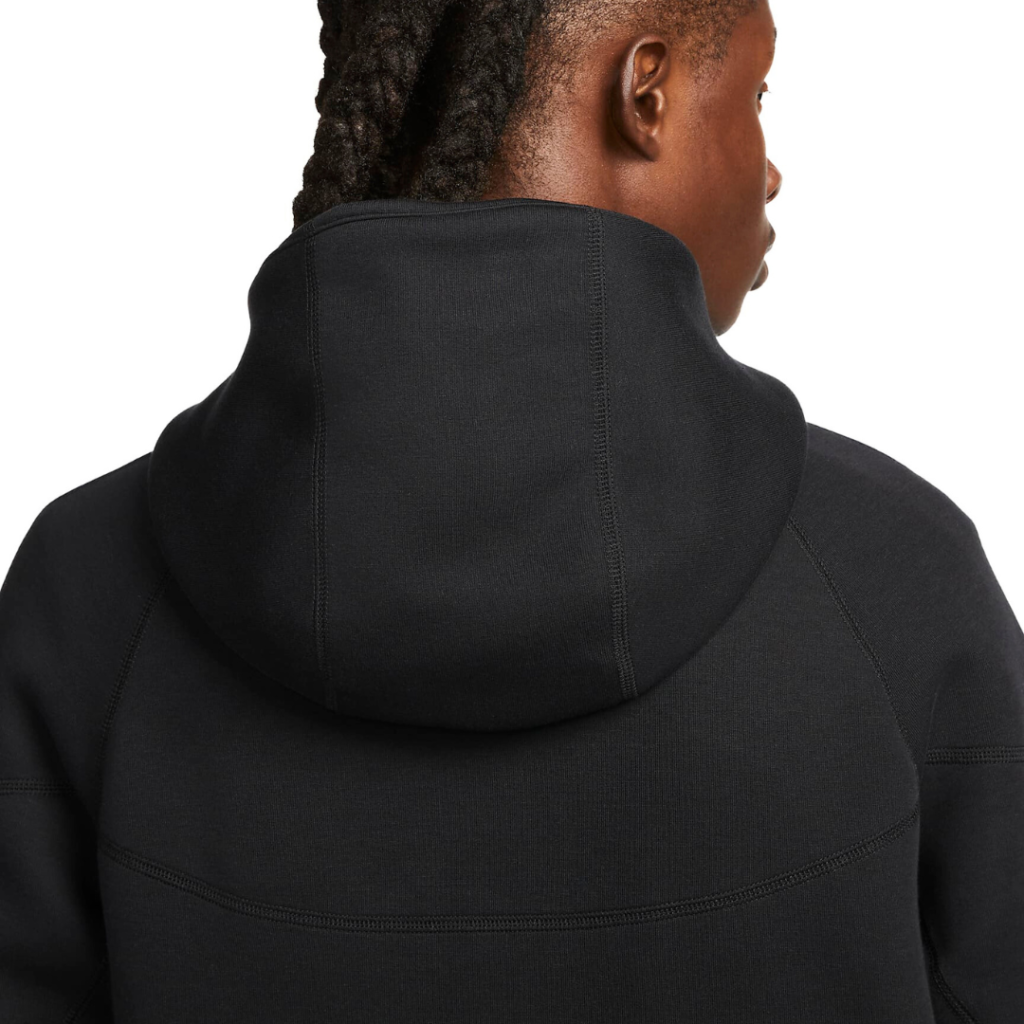 Nike Felpa con Cappuccio Sportswear Tech Fleece - Black - immagine 5