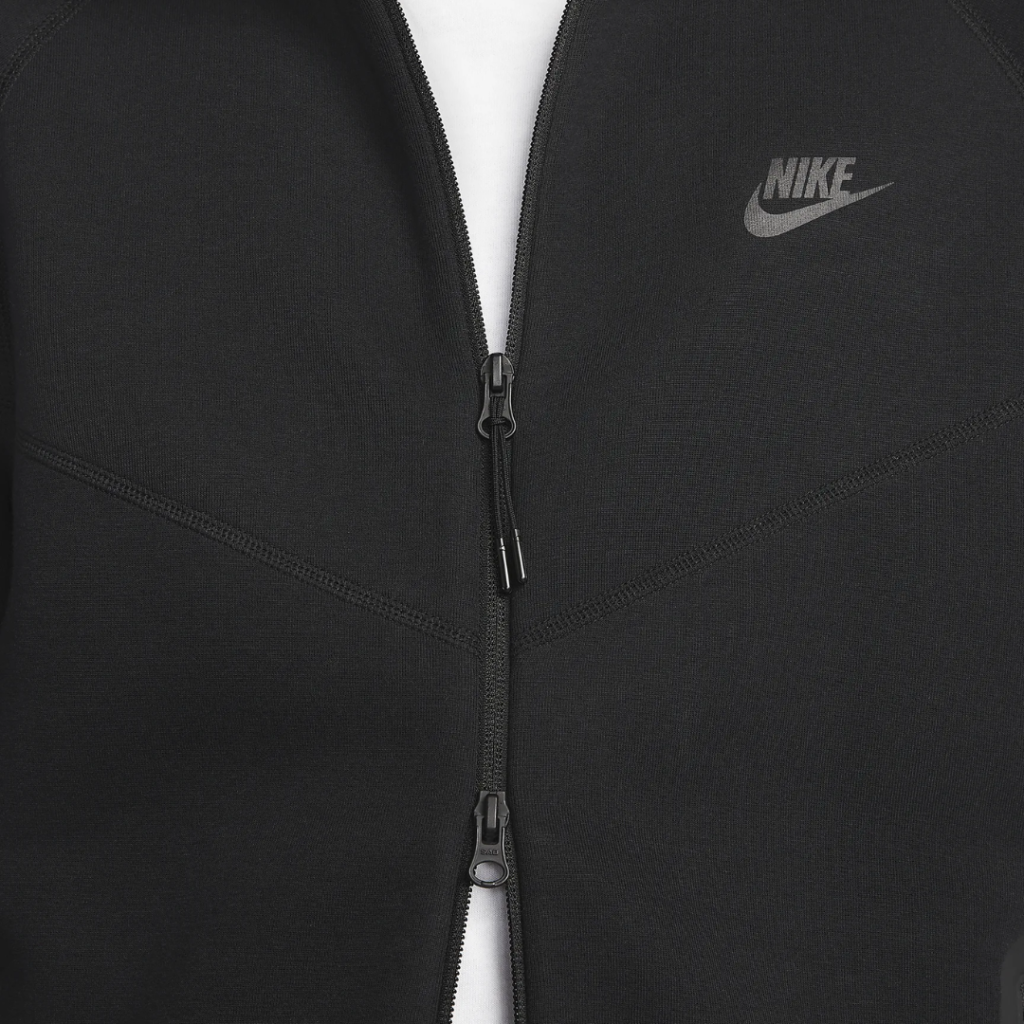 Nike Felpa con Cappuccio Sportswear Tech Fleece - Black - immagine 3