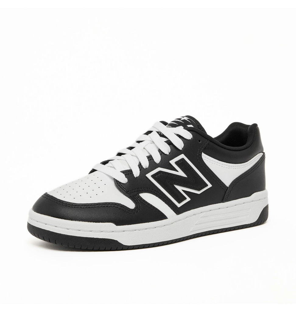 Sneaker Box Shop online New Balance 480 J - White / Black GSB480BW