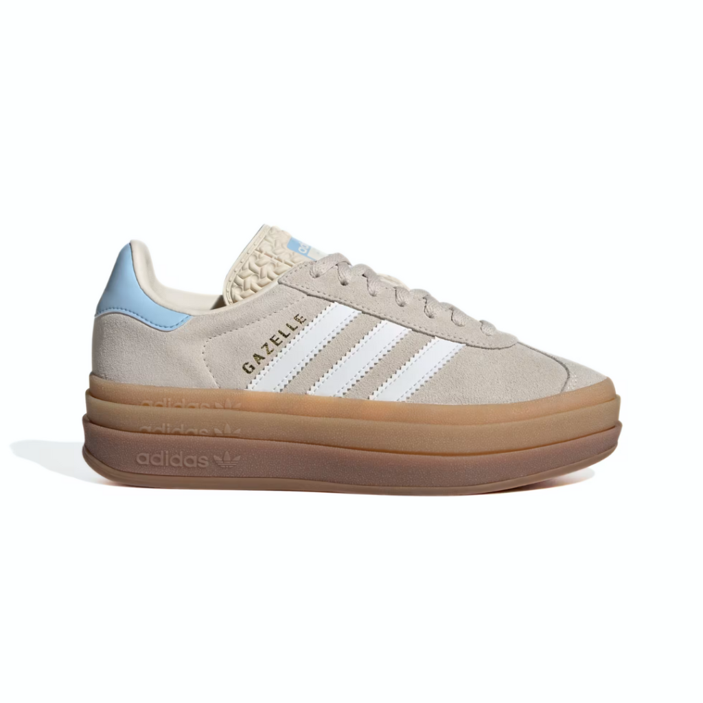 Adidas Gazelle Bold J - Wonder White/Cloud White/Clear Sky