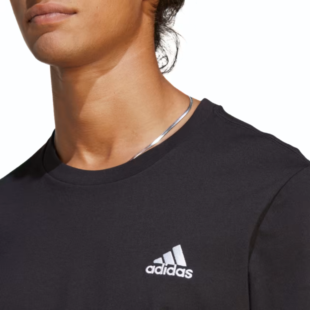 Adidas T-Shirt Essentials Small Logo - Black - immagine 2