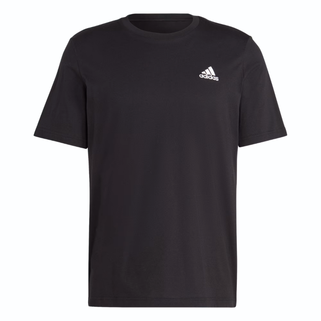 Adidas T-Shirt Essentials Small Logo - Black - immagine 4