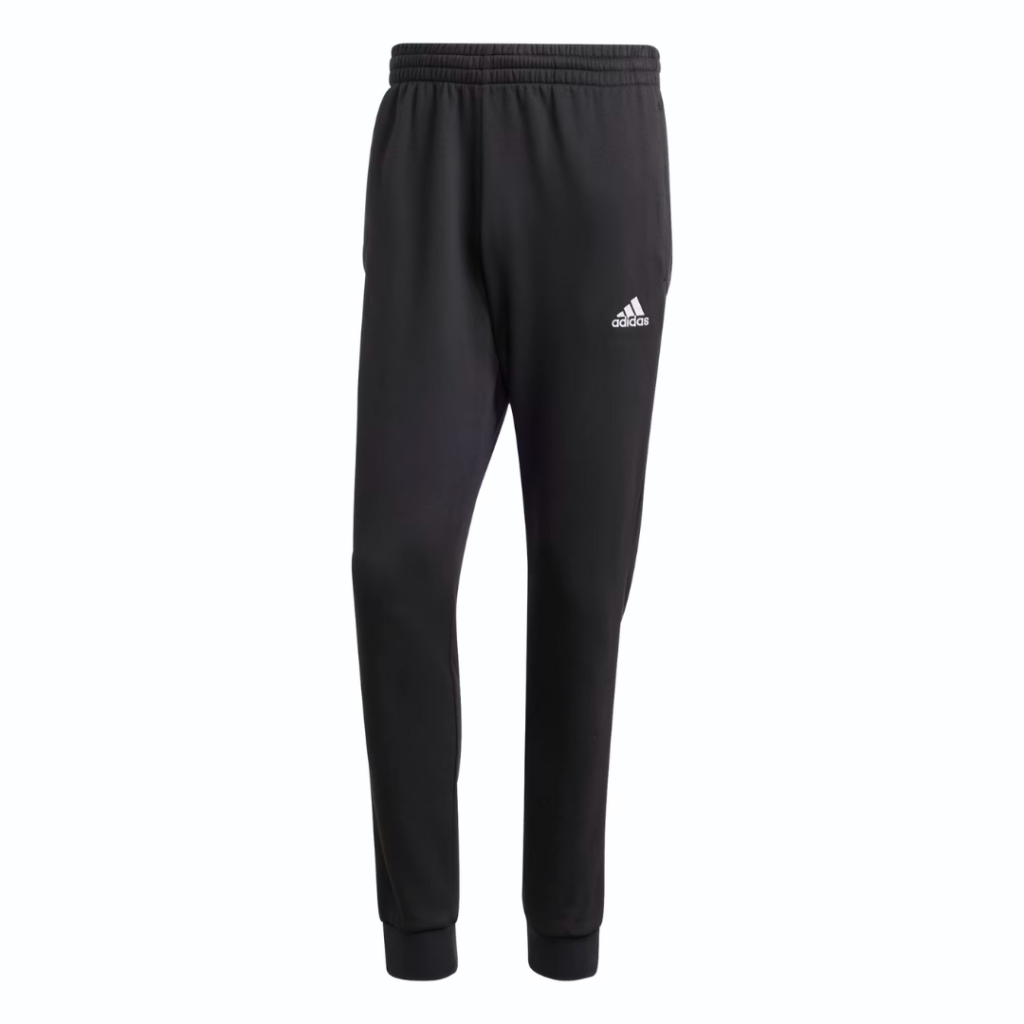 Adidas Tuta Basic 3-Stripes Fleece - Black/White - immagine 5