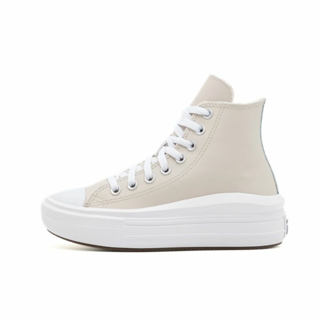 Sneaker box Shop Online - Converse Chuck Taylor Move Platform Leather – Desert SandWhite A04254C (4)