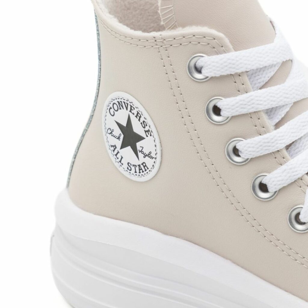 Sneaker box Shop Online - Converse Chuck Taylor Move Platform Leather – Desert SandWhite A04254C (4)