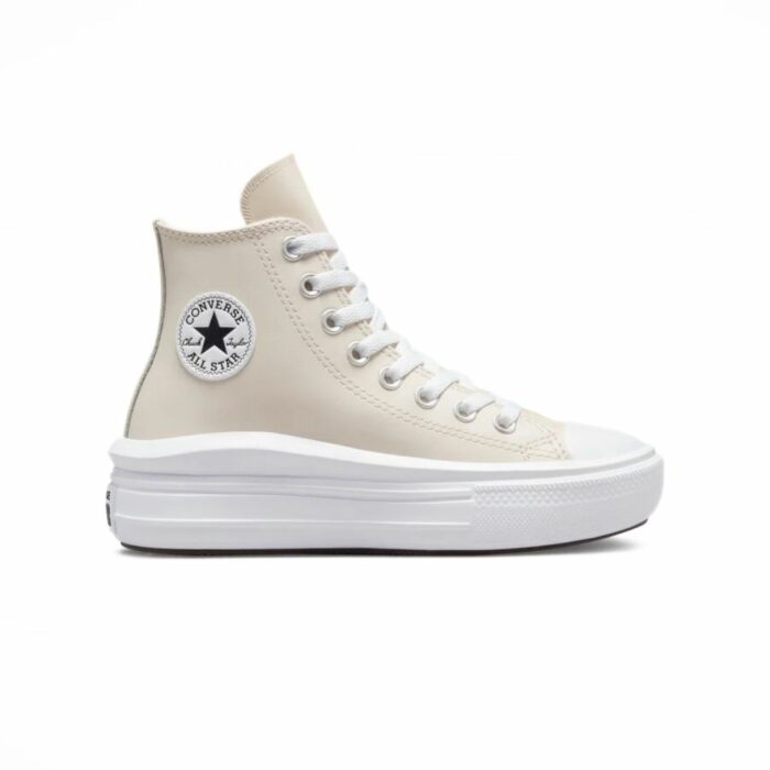 Sneaker box Shop Online - Converse Chuck Taylor Move Platform Leather – Desert SandWhite A04254C (4)