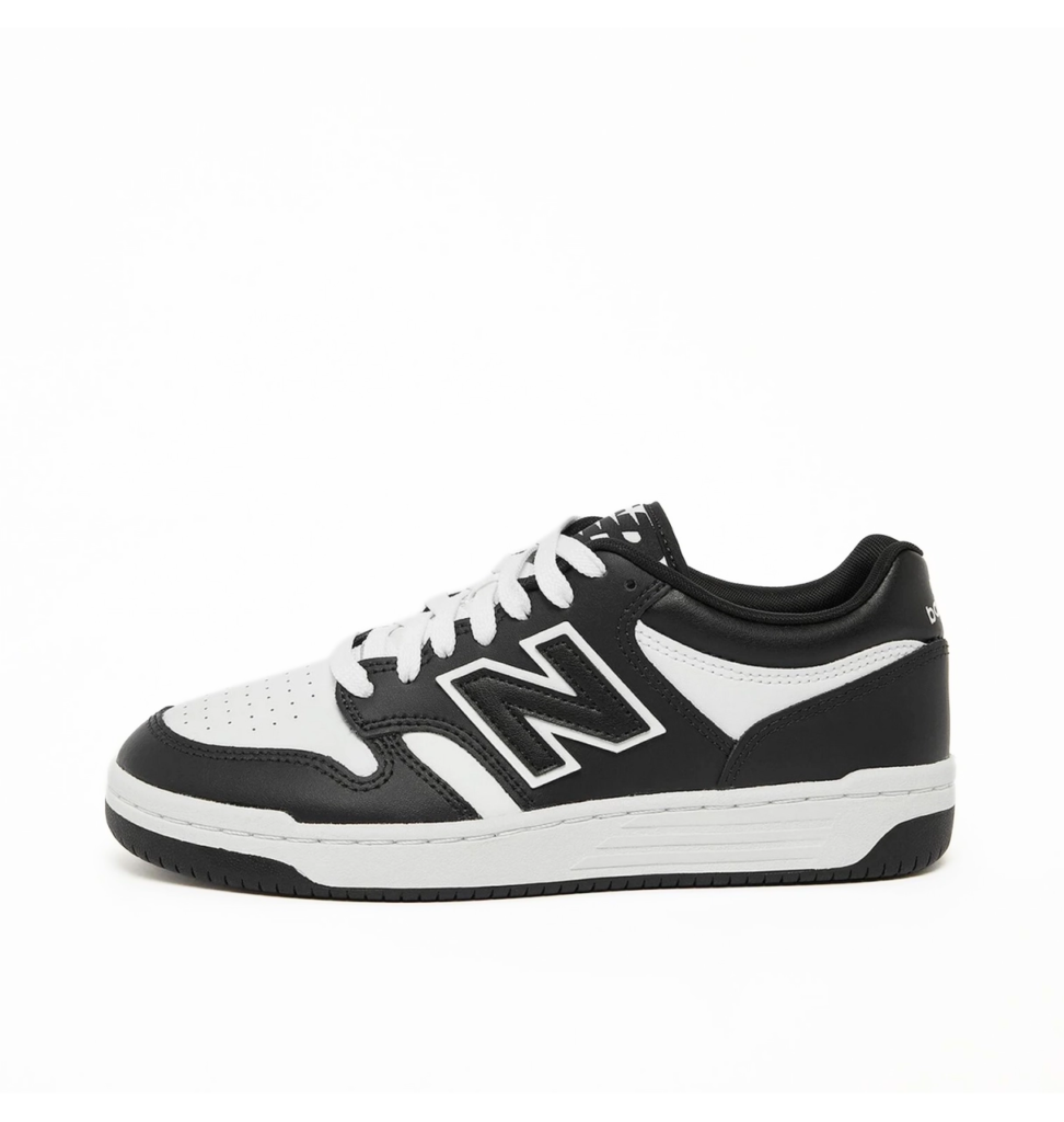 Sneaker Box Shop online New Balance 480 J - White / Black GSB480BW