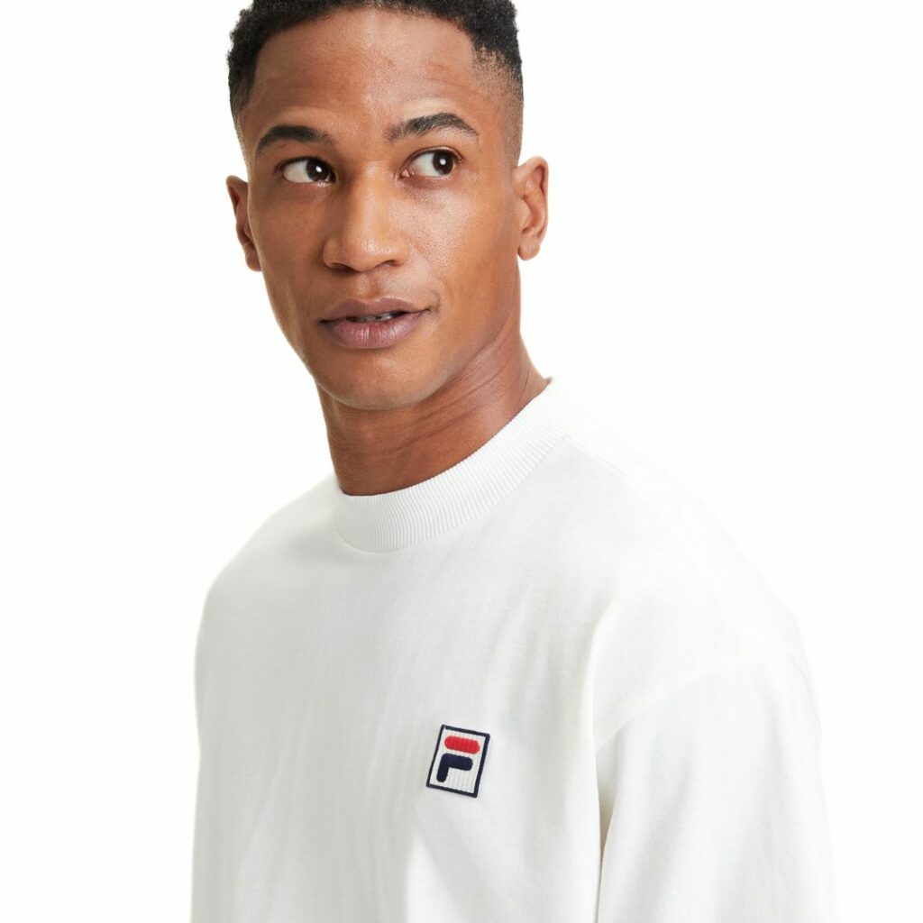 Fila T-Shirt Blans - Antique White - immagine 2