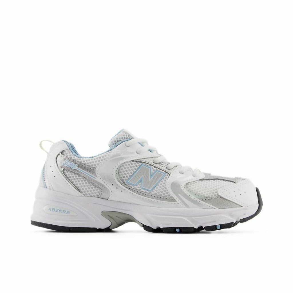 New Balance 530 J - White/Light Blue