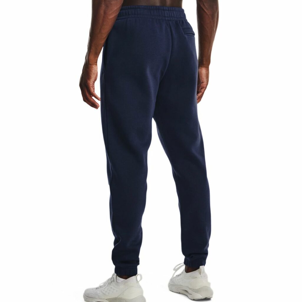 Under Armour Jogger Rival Fleece - Midnight Navy/White - immagine 3