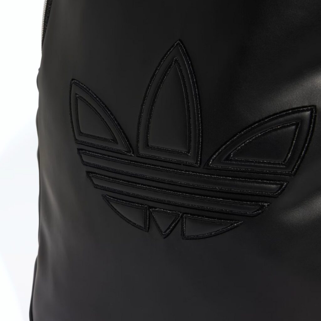 Adidas Zaino Polyurethane Trefoil Outline - Black - immagine 3