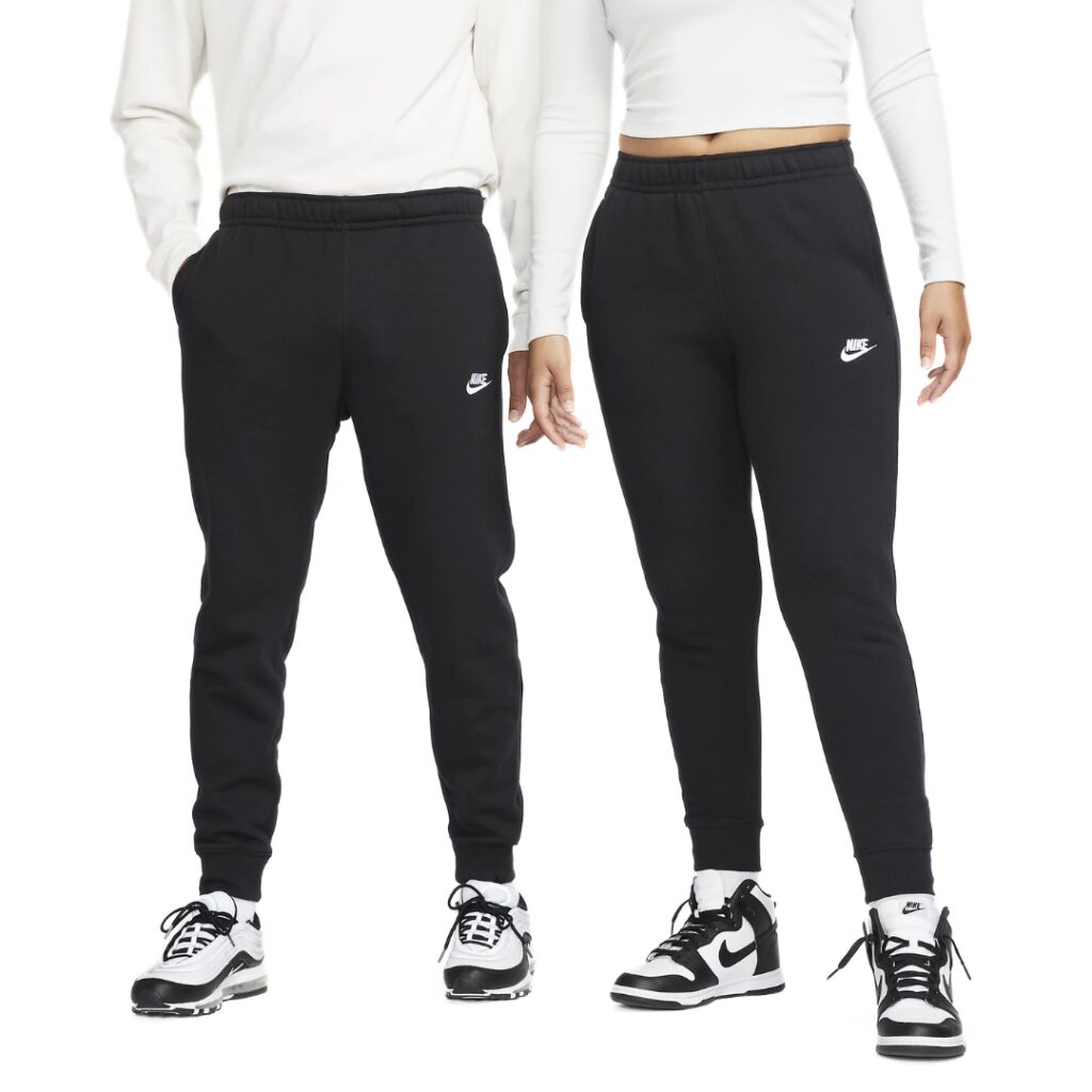 Nike Pantaloni Jogger - Black/White