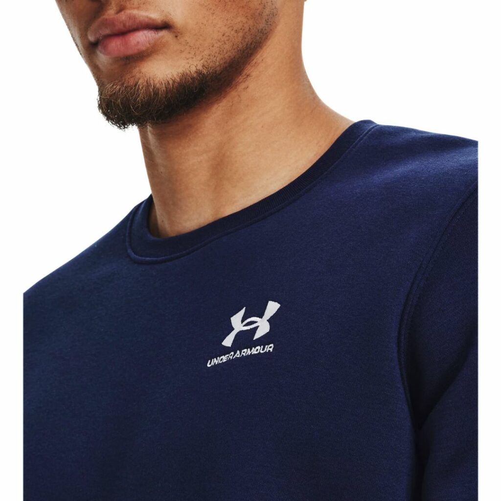 Under Armour Felpa Icon Fleece - Midnight Navy/White - immagine 2