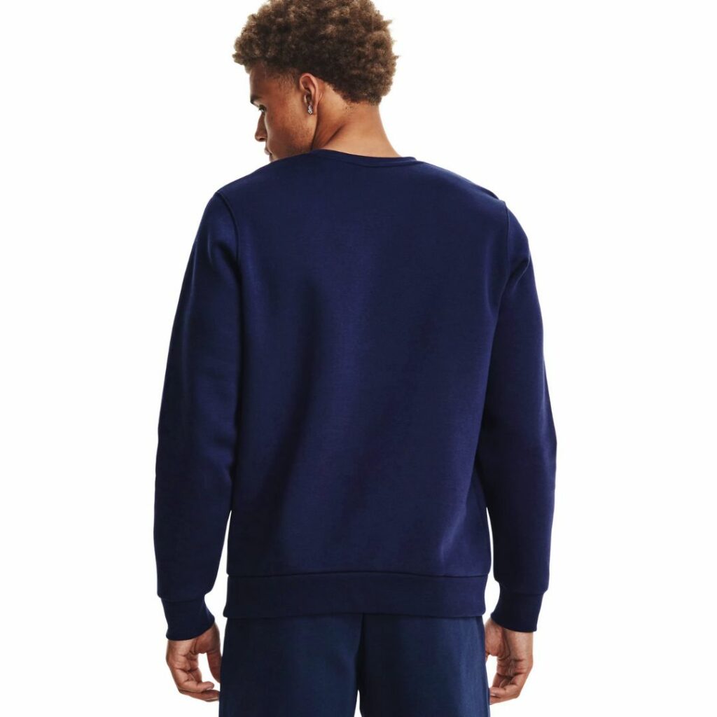 Under Armour Felpa Icon Fleece - Midnight Navy/White - immagine 3