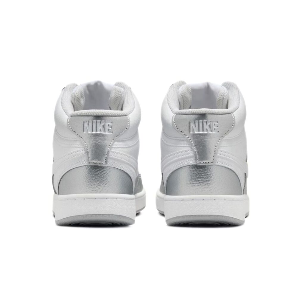 Nike Court Vision Mid - White/Metallic Silver - immagine 4